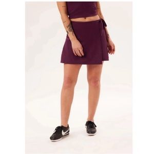 NWT Girlfriend Collective Wrap Skort